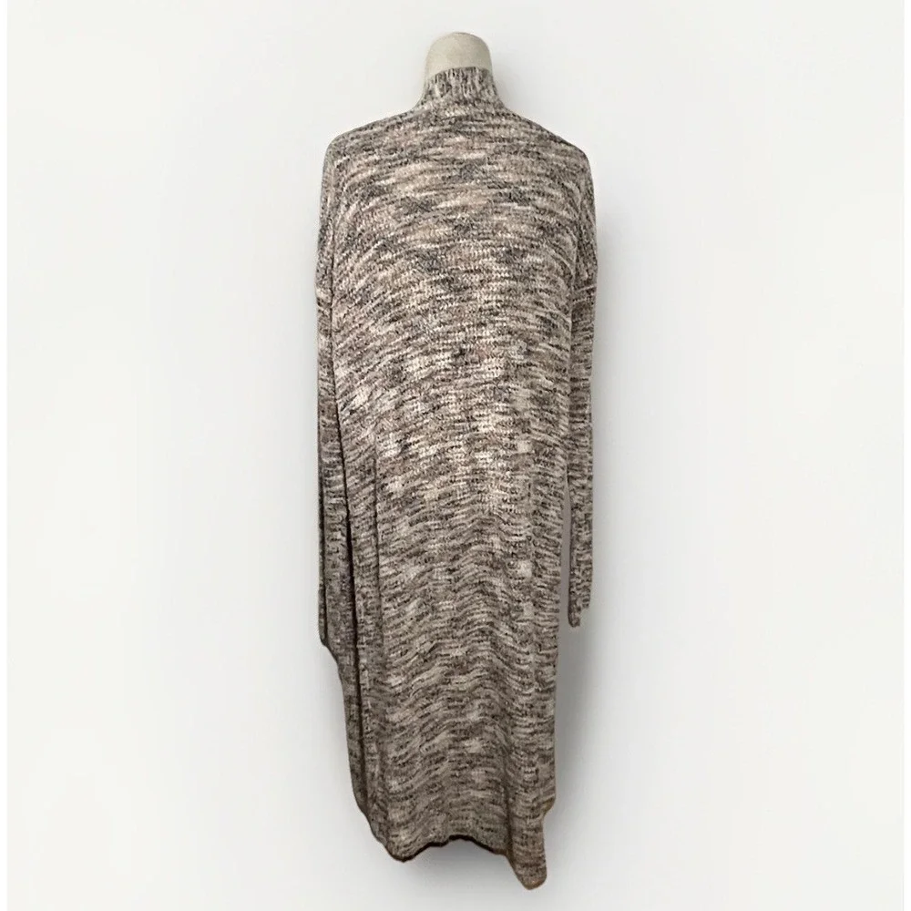 Pilcro Anthropologie Longline Open Front Cardigan Sweater Duster M Pockets‎ Knit